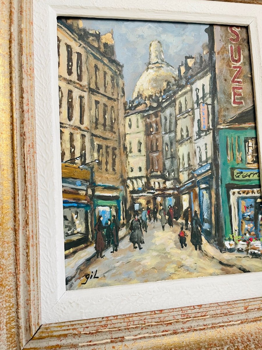 Rue Animée à Montmartre - Gil-photo-1